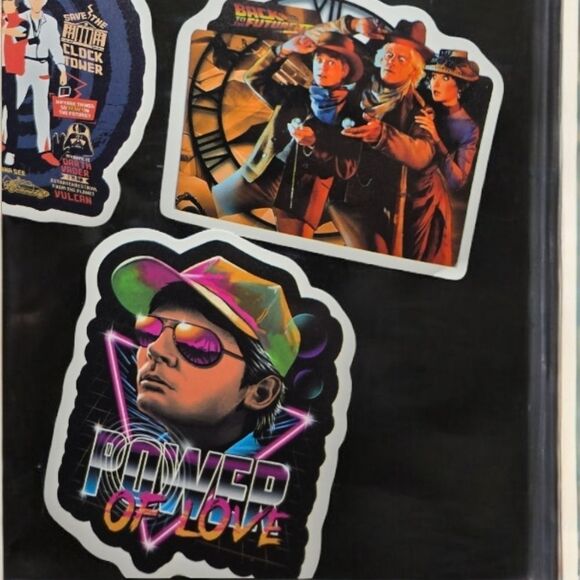 Back to the Future Sticker Set Waterproof Decals Variety Pack Iconic Movie Fans - Picture 5 of 6
